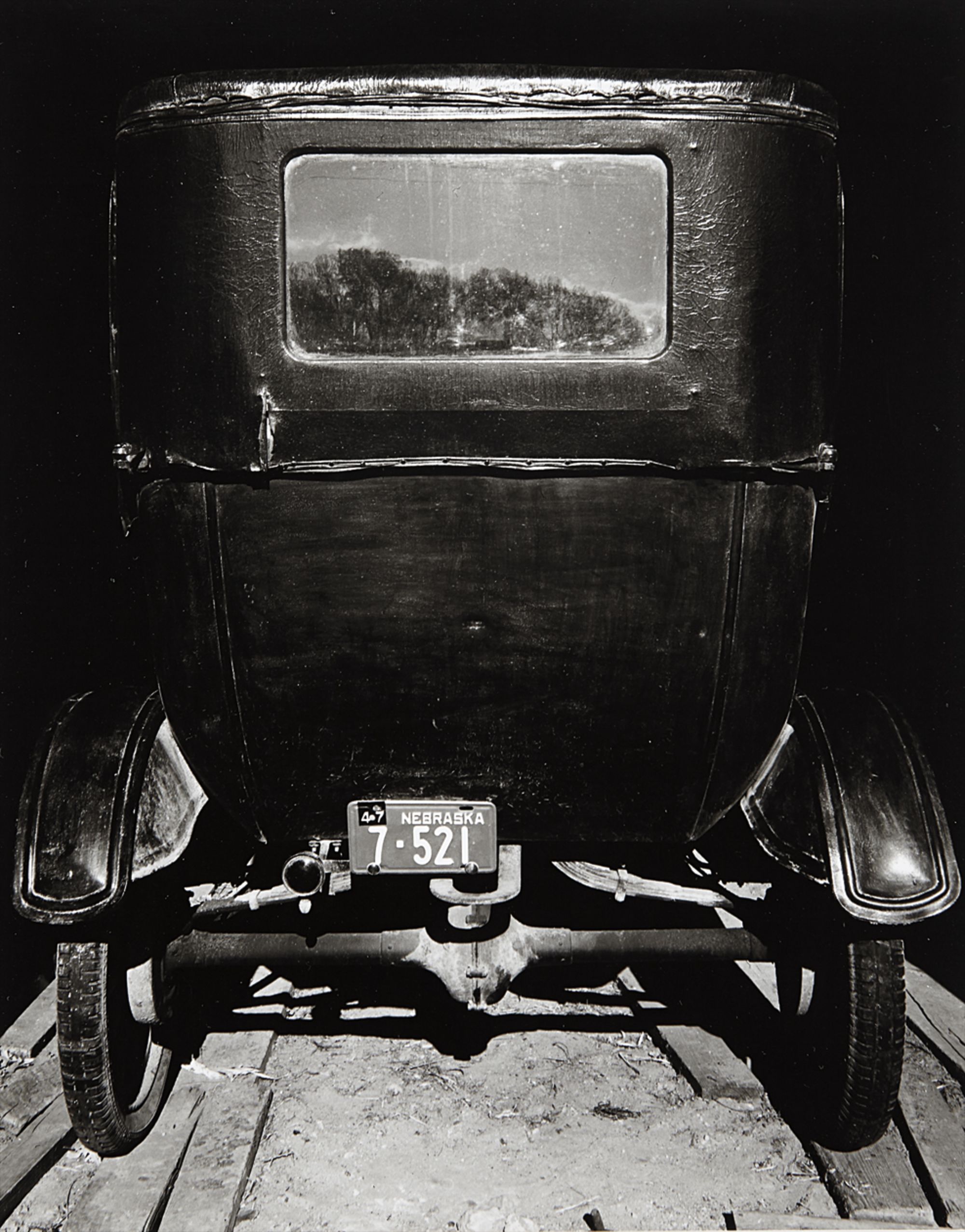 Model T in Shed, The Home Place, near Norfolk, Nebraska (Uncle Ed's Car)