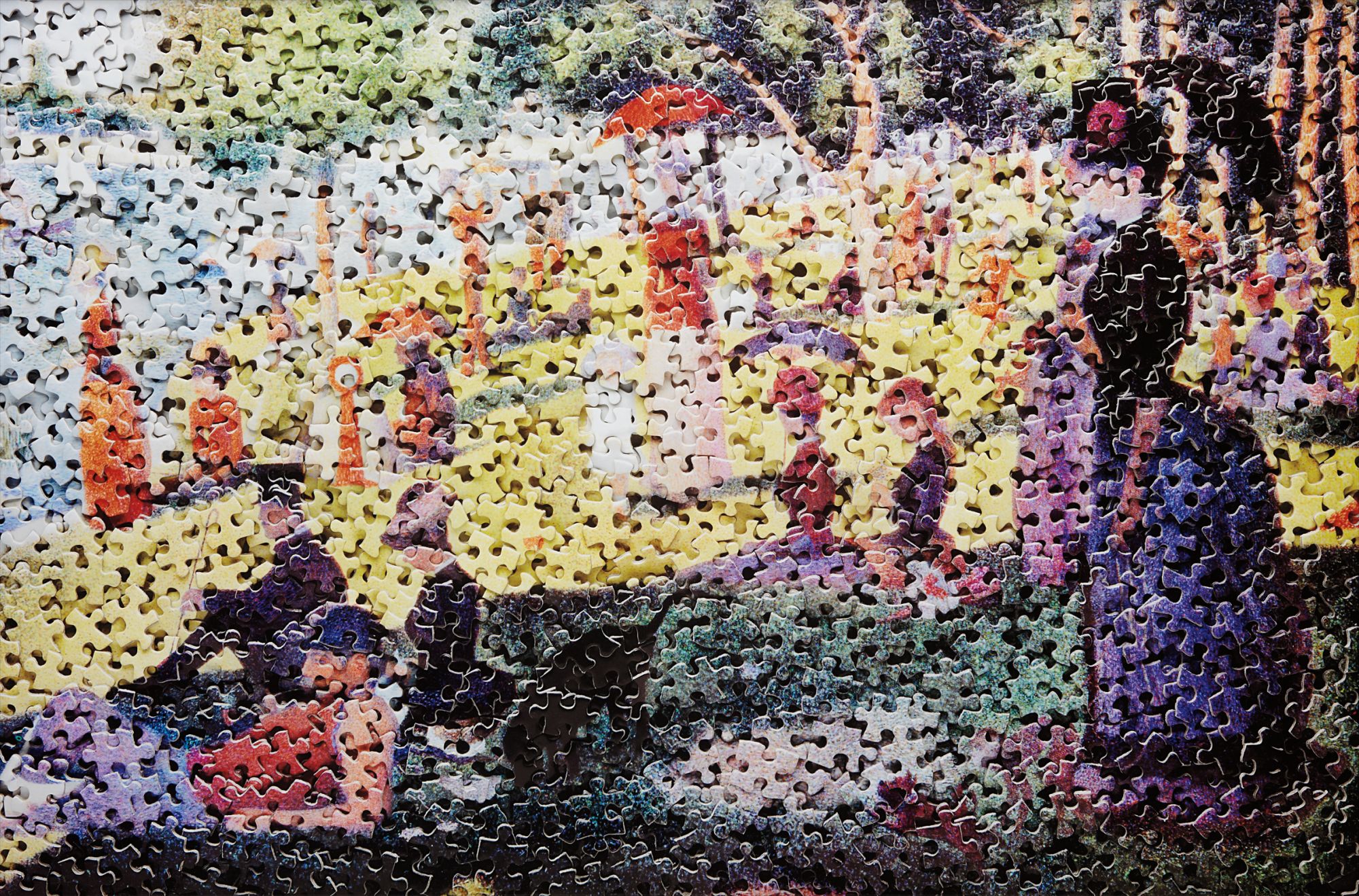 Vik Muniz — A Sunday on La Grande Jatte, after Georges Seurat from Gordian Puzzles