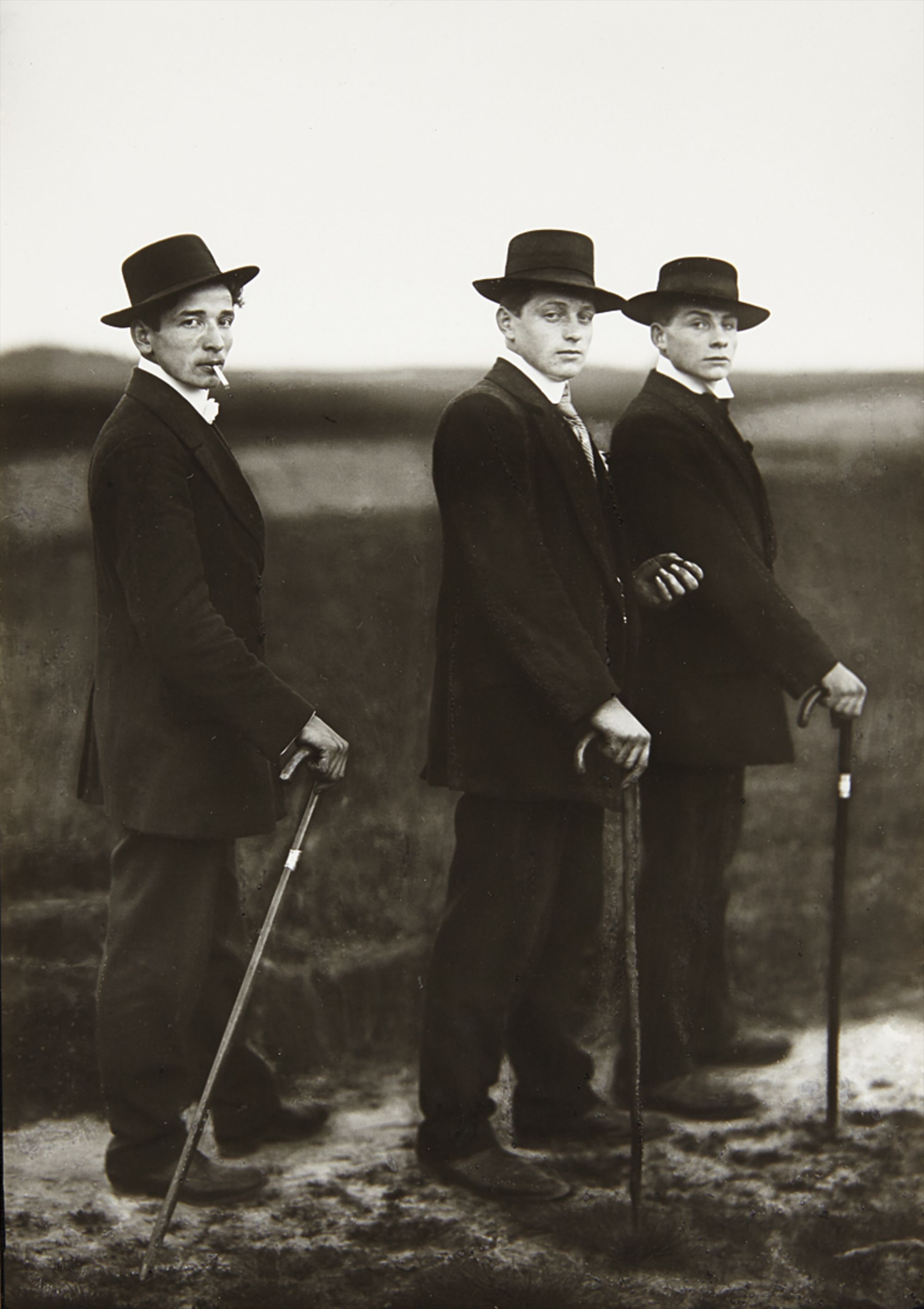 August Sander — Jungbauern (Young Farmers), Westerwald