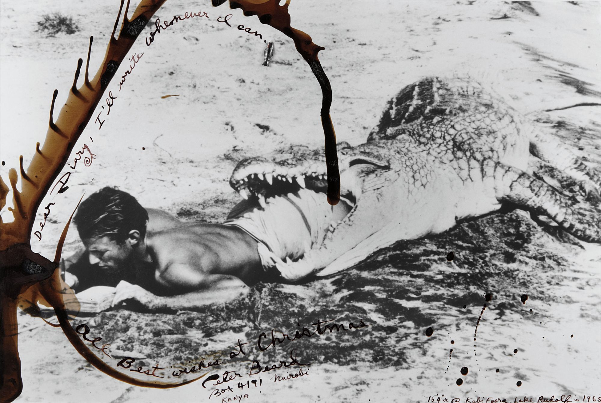 Peter Beard — I'll Write Whenever I Can, Koobi Fora, Lake Rudolf