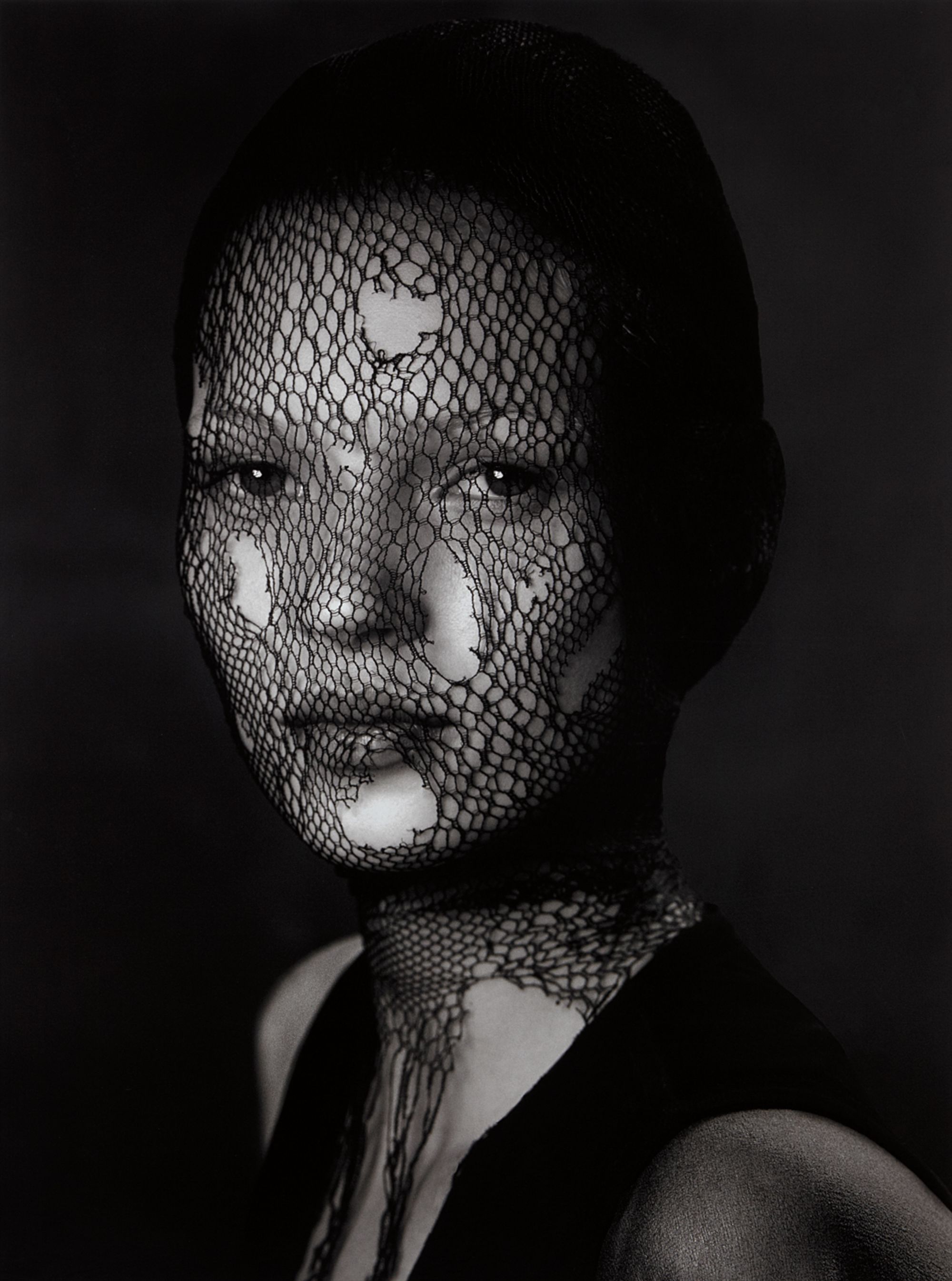 Kate Moss in Torn Veil, Marrakech