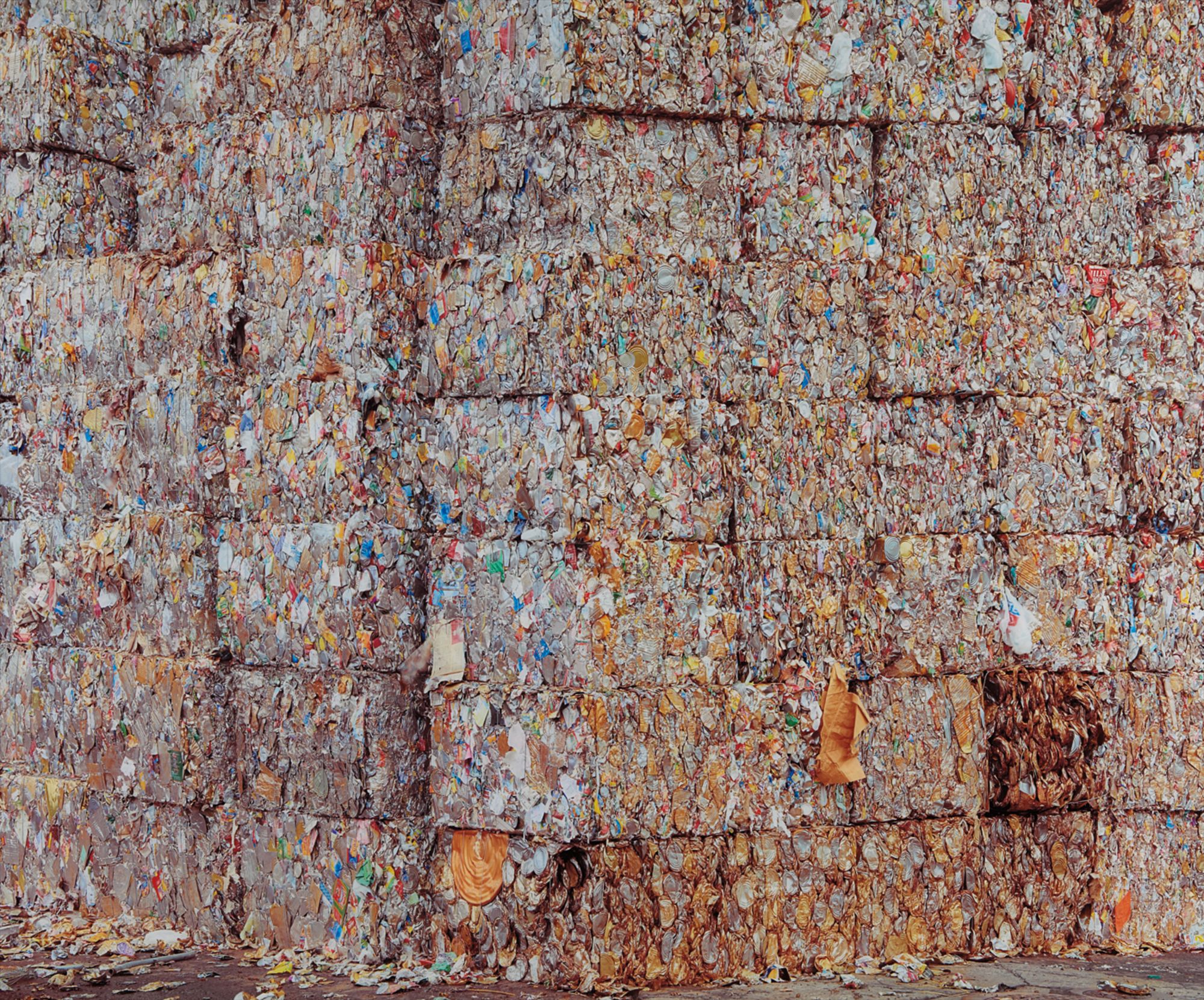 Chris Jordan — Recycling Yard #5, Seattle from Intolerable Beauty: Portraits of American Mass Consumption