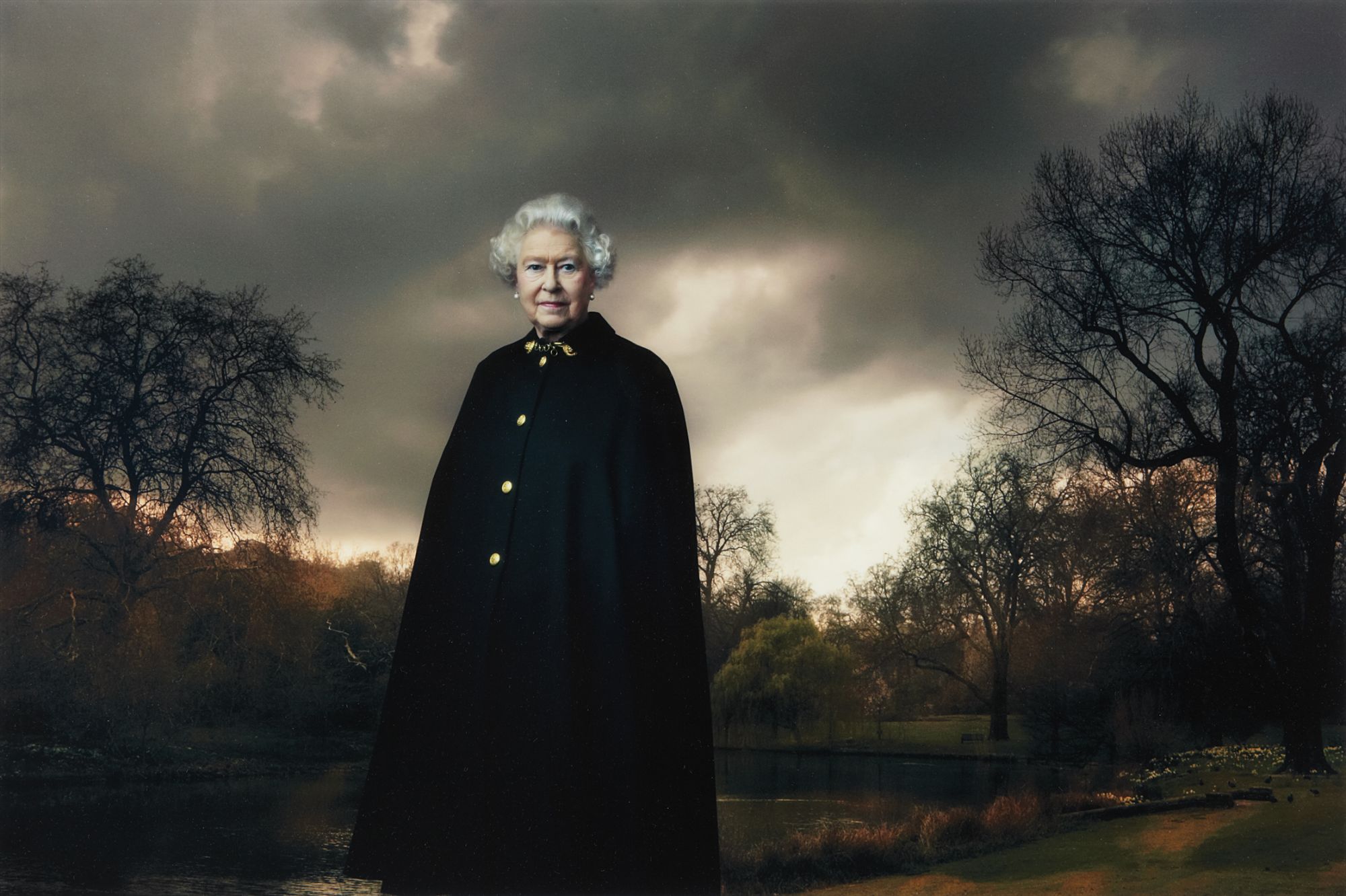 Annie Leibovitz — Queen Elizabeth II, Buckingham Palace, London