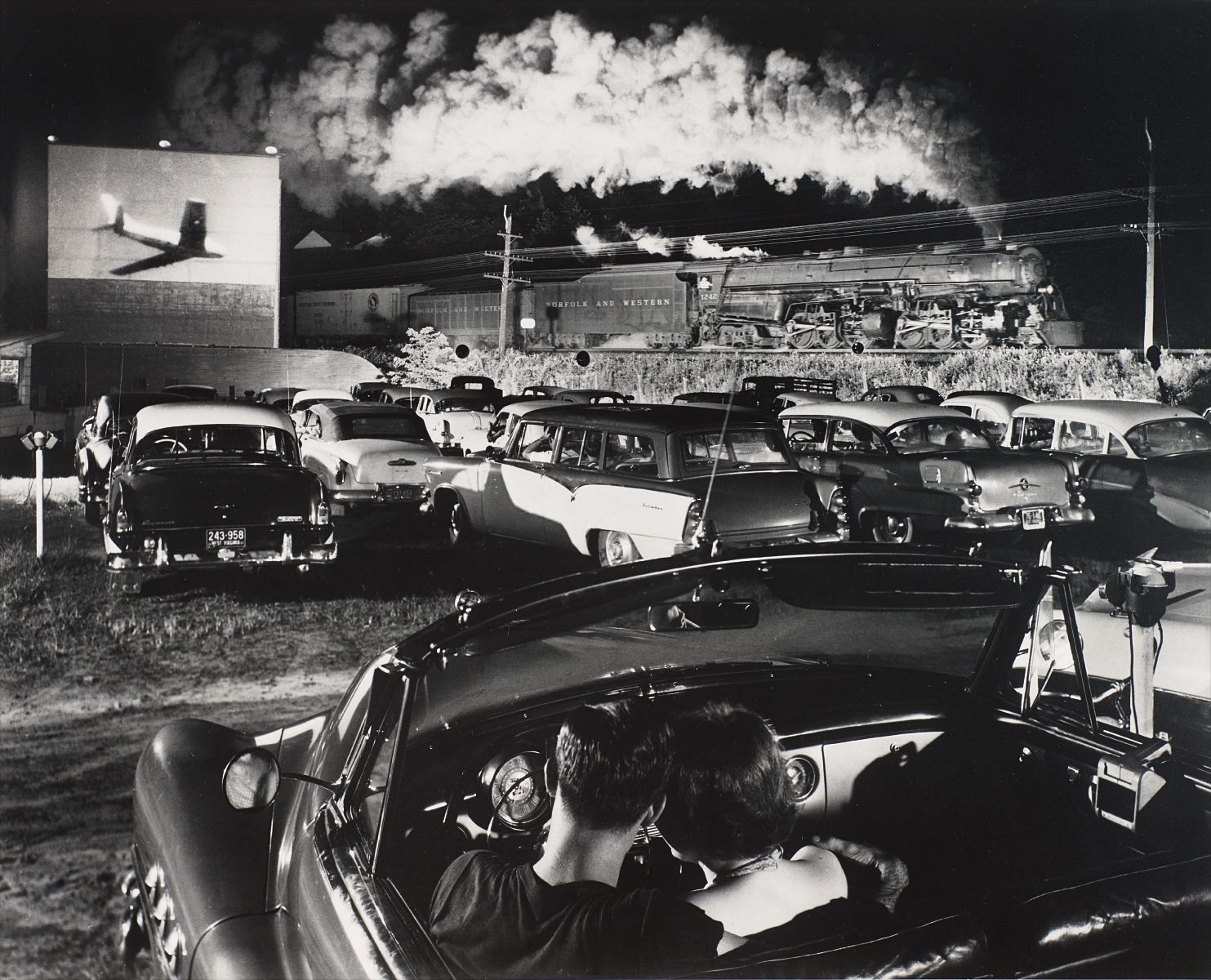 NW1103, Hot Shot Eastbound at the Iaeger Drive-in, West Virginia