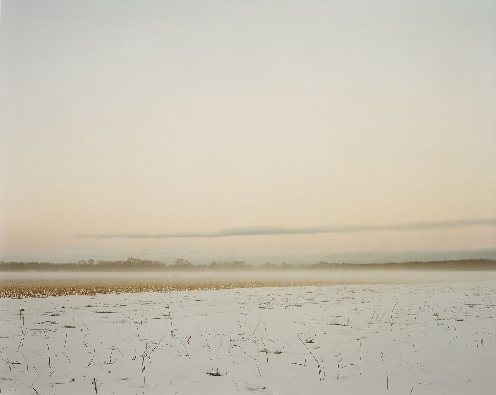 Joel Sternfeld — The East Meadows, Northampton, Massachusetts, February 28
