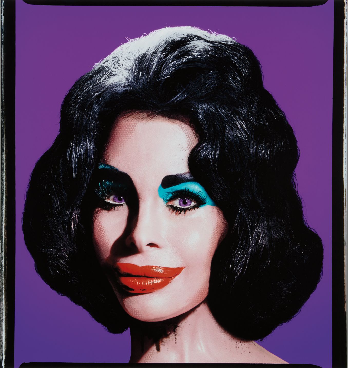 David LaChapelle — Amanda as Andy Warhol's Liz in Purple