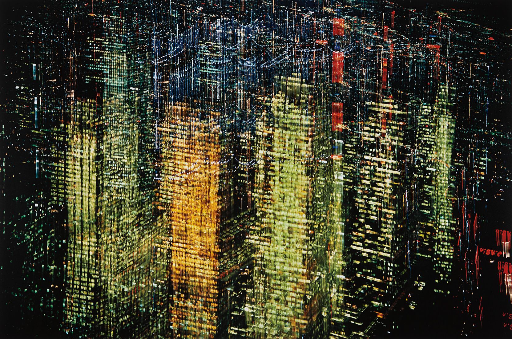 Ernst Haas — Lights of New York City, NY