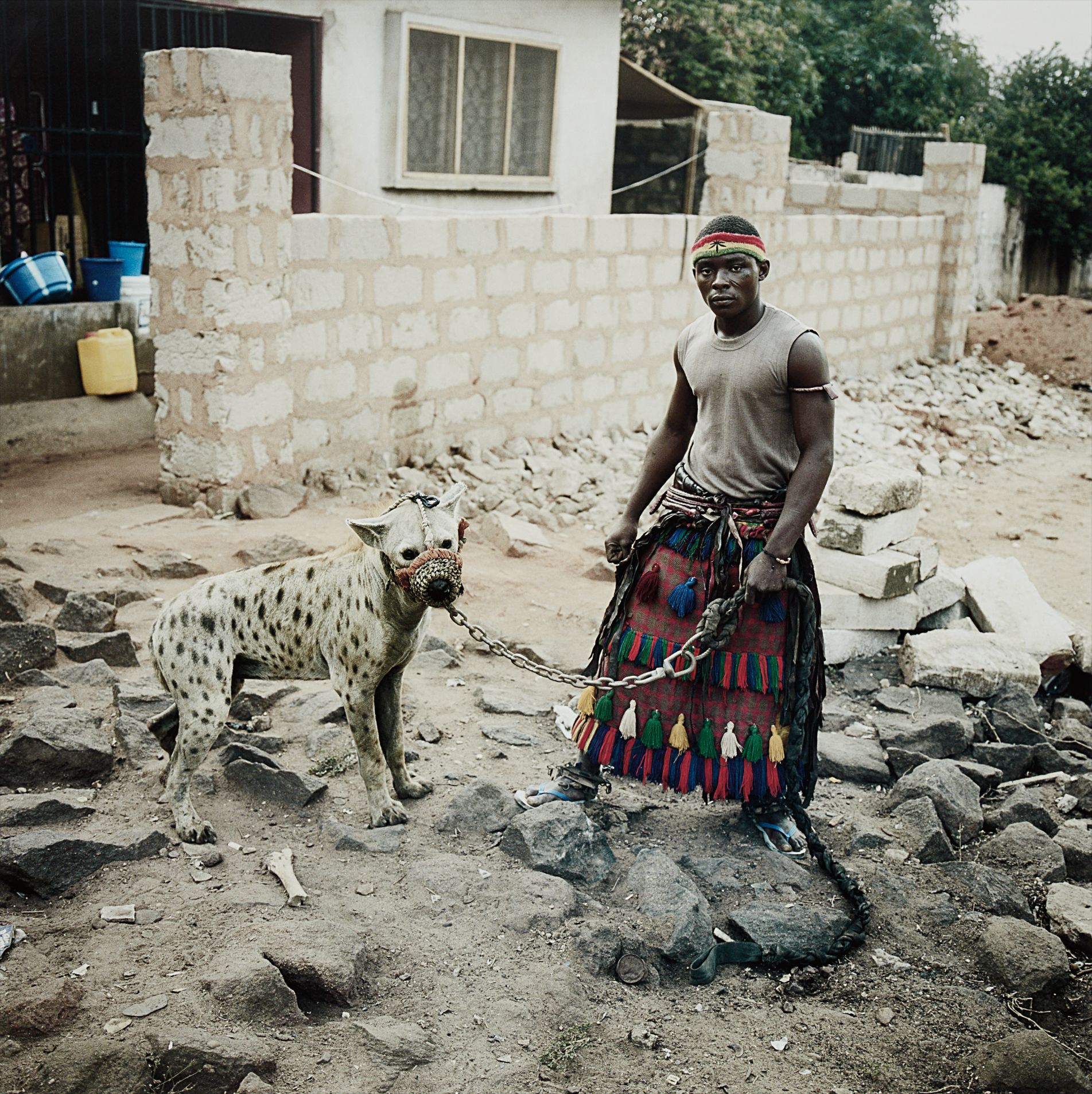 Pieter Hugo — Mohammed Rabiu with Jamis, Asaba, Nigeria from The Hyena Men II