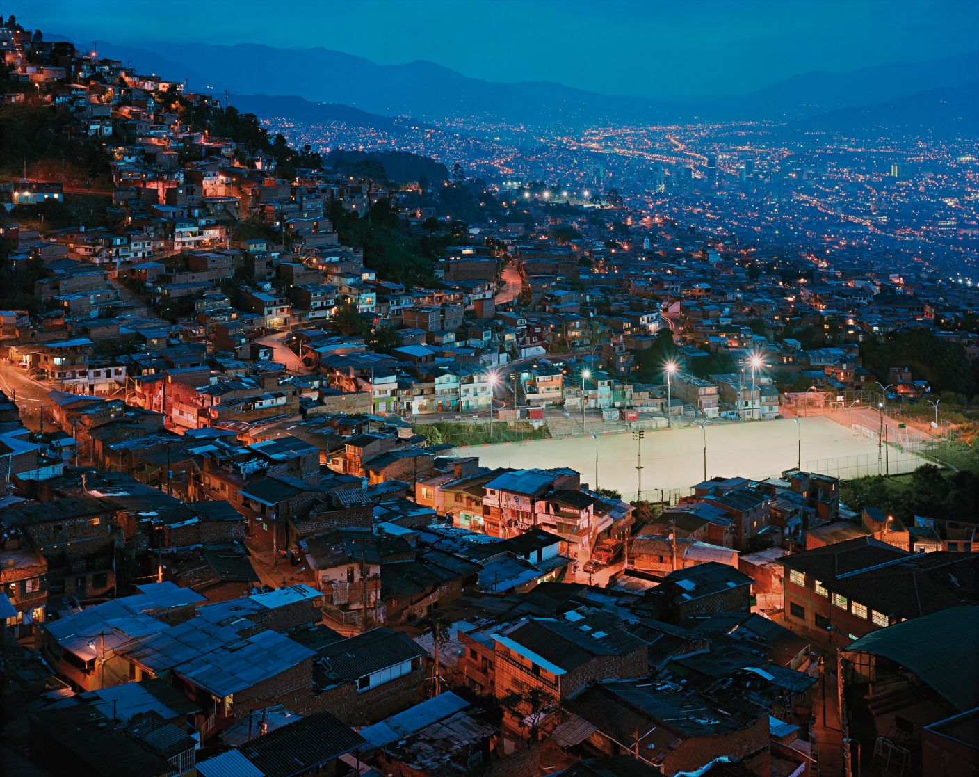 The Granizal district of Medellín, Columbia