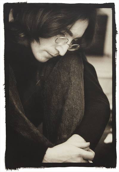 John Lennon Listening to the 'White Album,' London