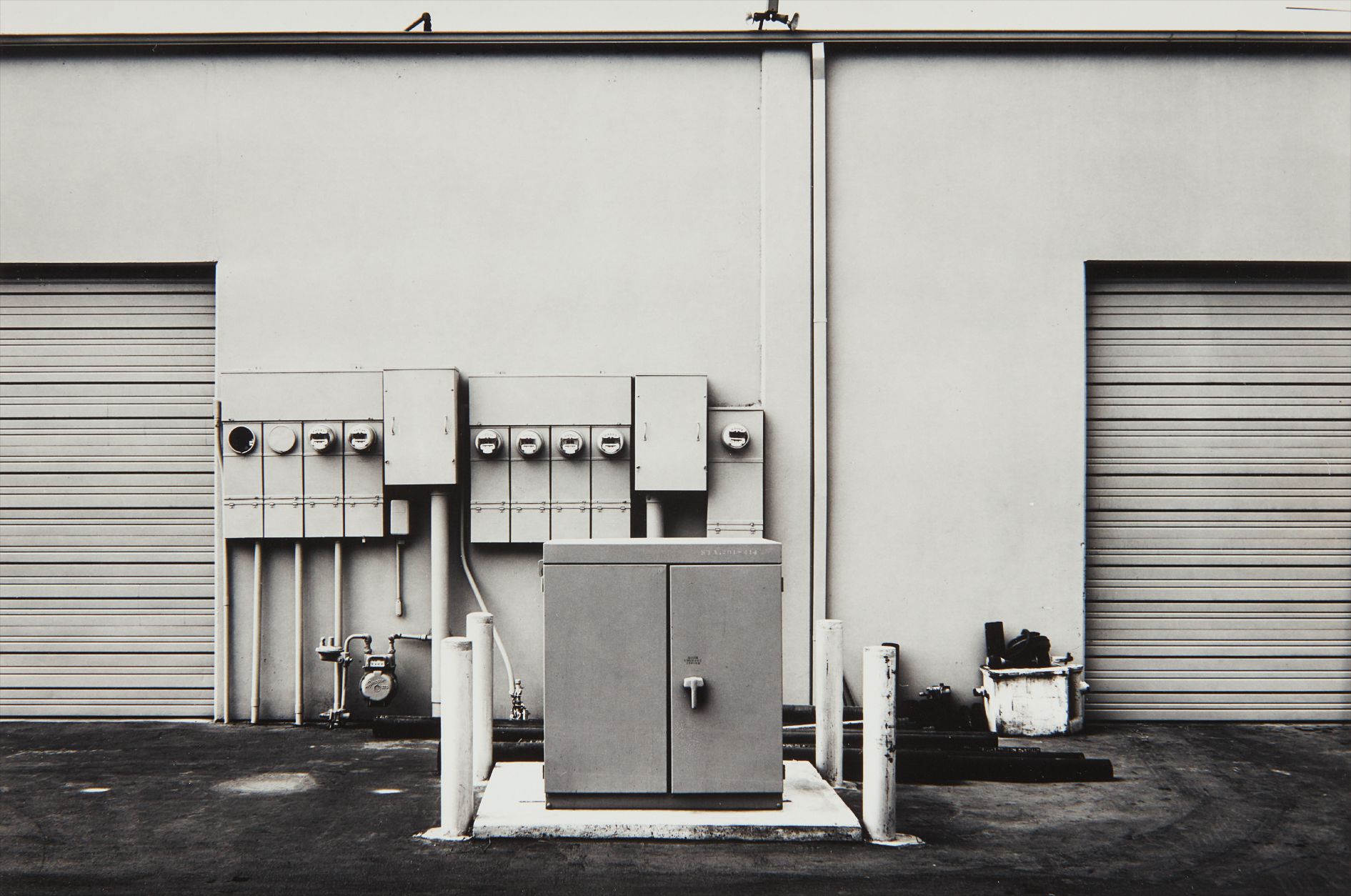Lewis Baltz — North Wall, Niguel Hardware, 26087 Getty Drive, Laguna Niguel from The new Industrial Parks near Irvine, California