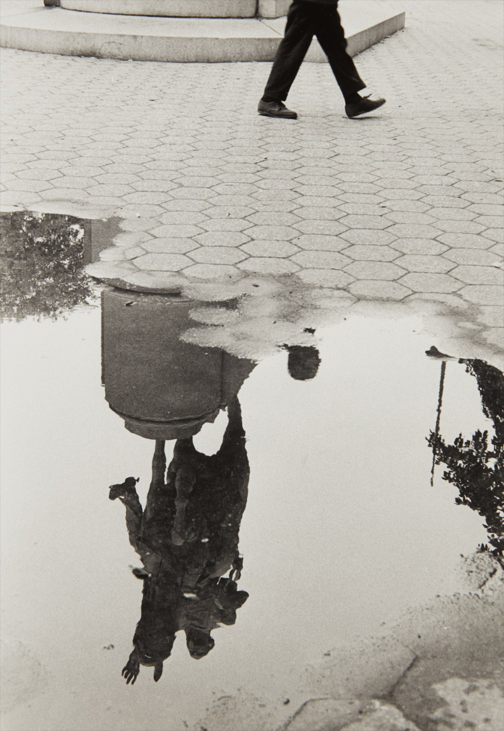 André Kertész — Washington Square After Rain