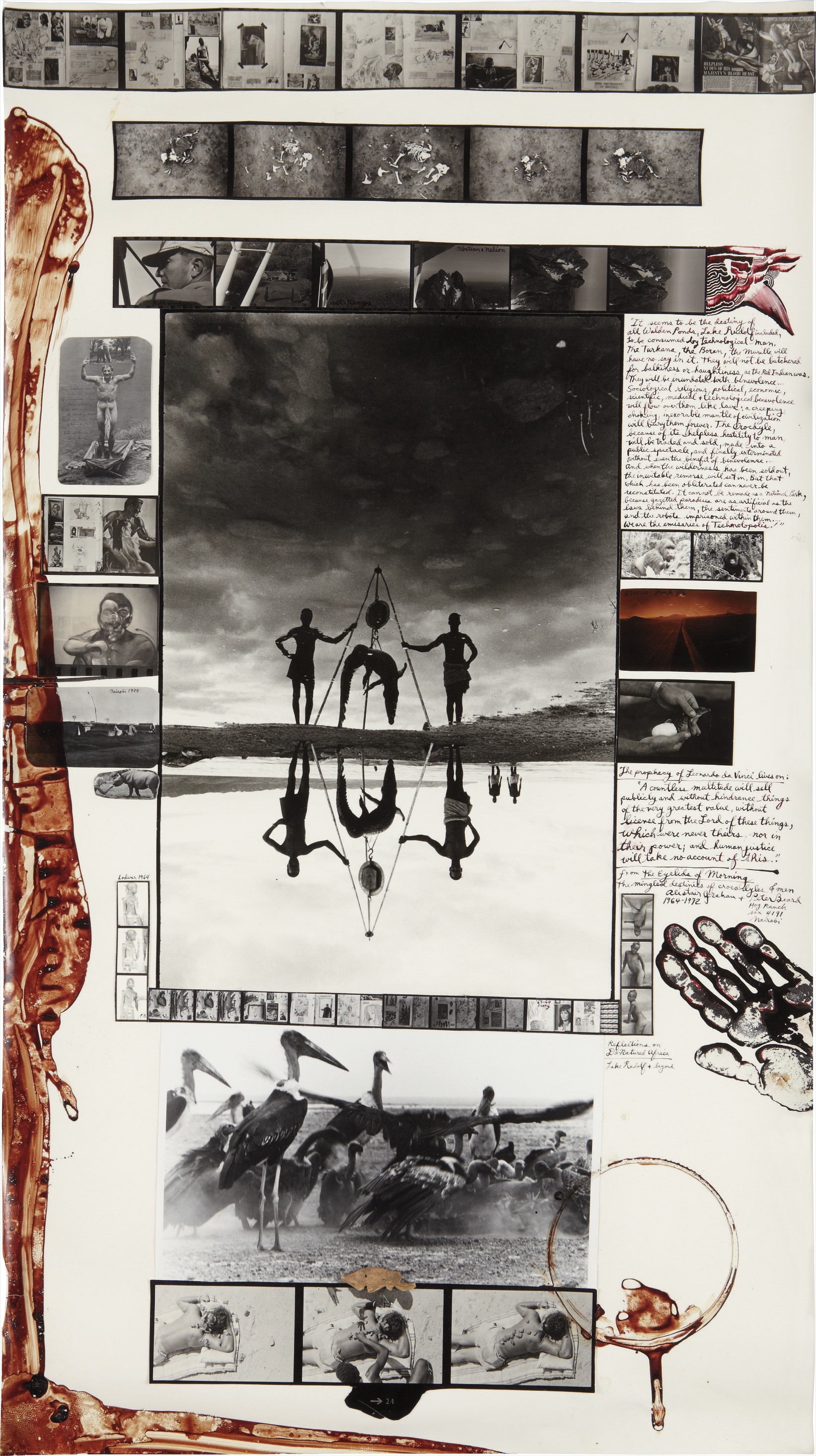 Peter Beard — Reflections in Natural History, Moite Bay, Lake Rudolf