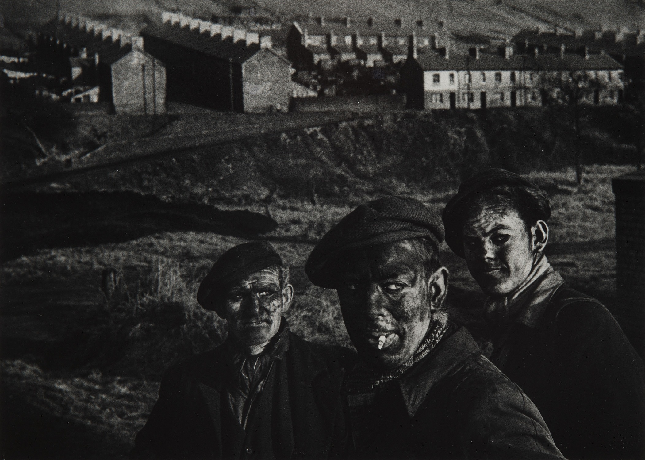 W. Eugene Smith — Three Generations of Miners. A Welsh Coal-Mining Town, Wales, Great Britain