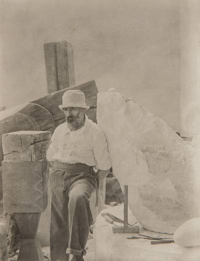 Self-Portrait in His Studio