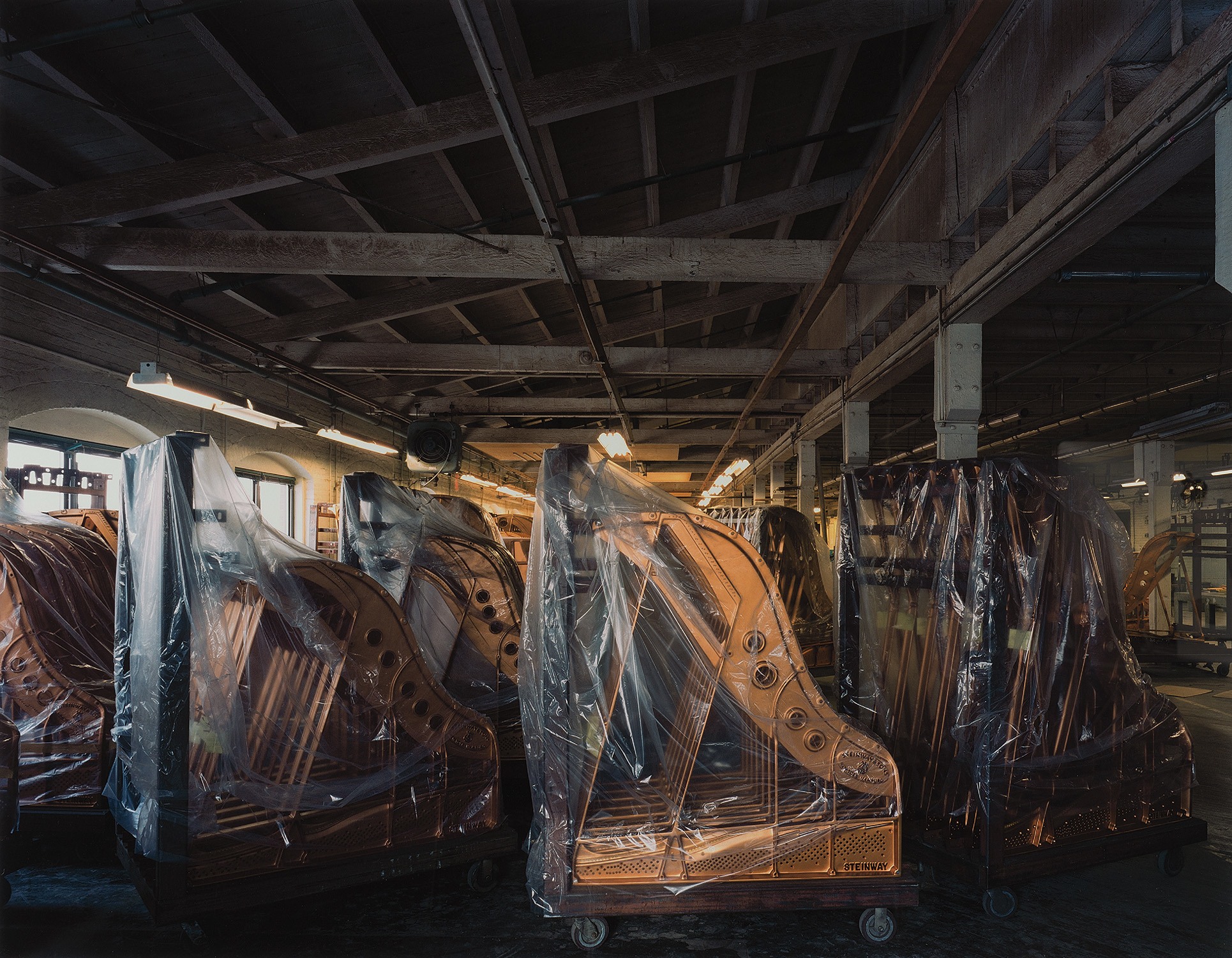 Robert Polidori — Steinway Piano Factory, Astoria Queens, New York