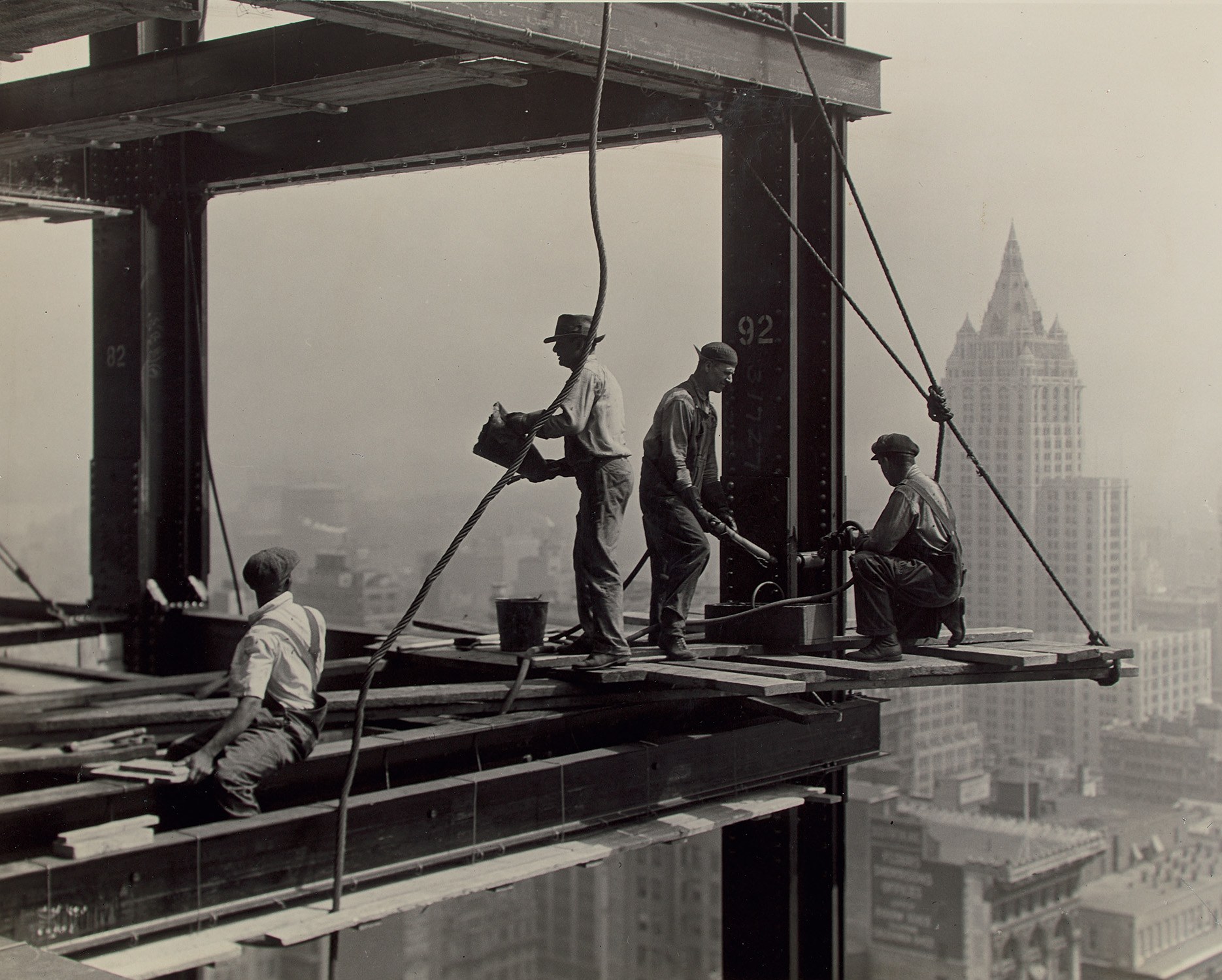 Lewis Hine — Riveters on the Empire State Building
