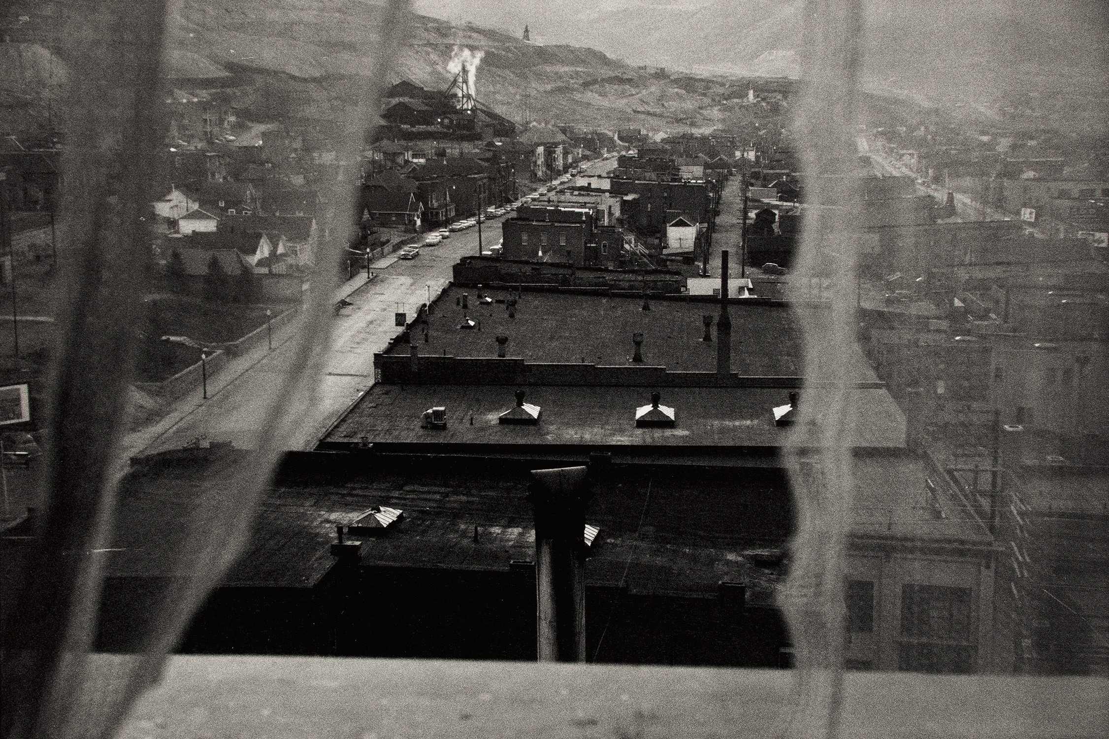 Robert Frank — View from hotel window – Butte, Montana