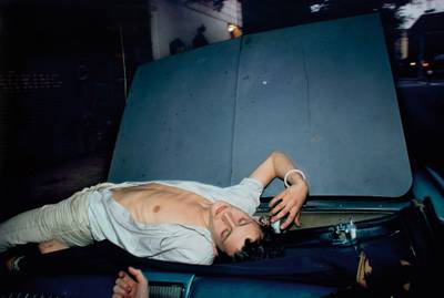 French Chris on the convertible, NYC