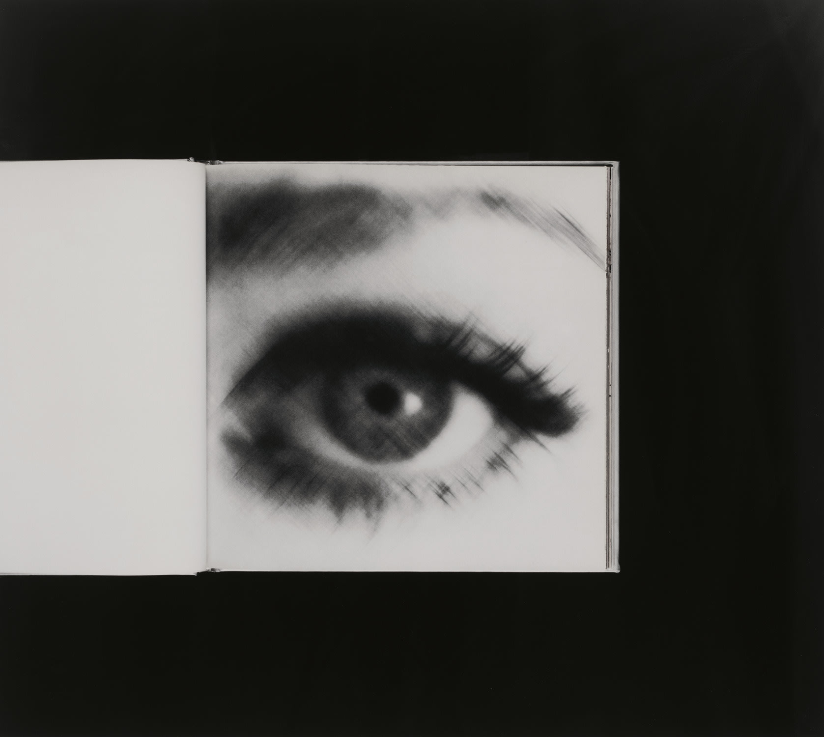Anne Collier — Eye (Greased Glass Plate)