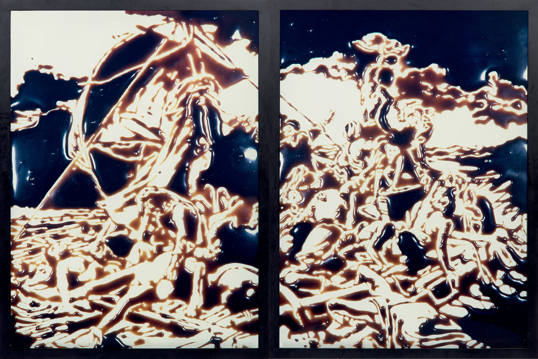 Vik Muniz — The Raft of the Medusa, after Géricault from Pictures of Chocolate