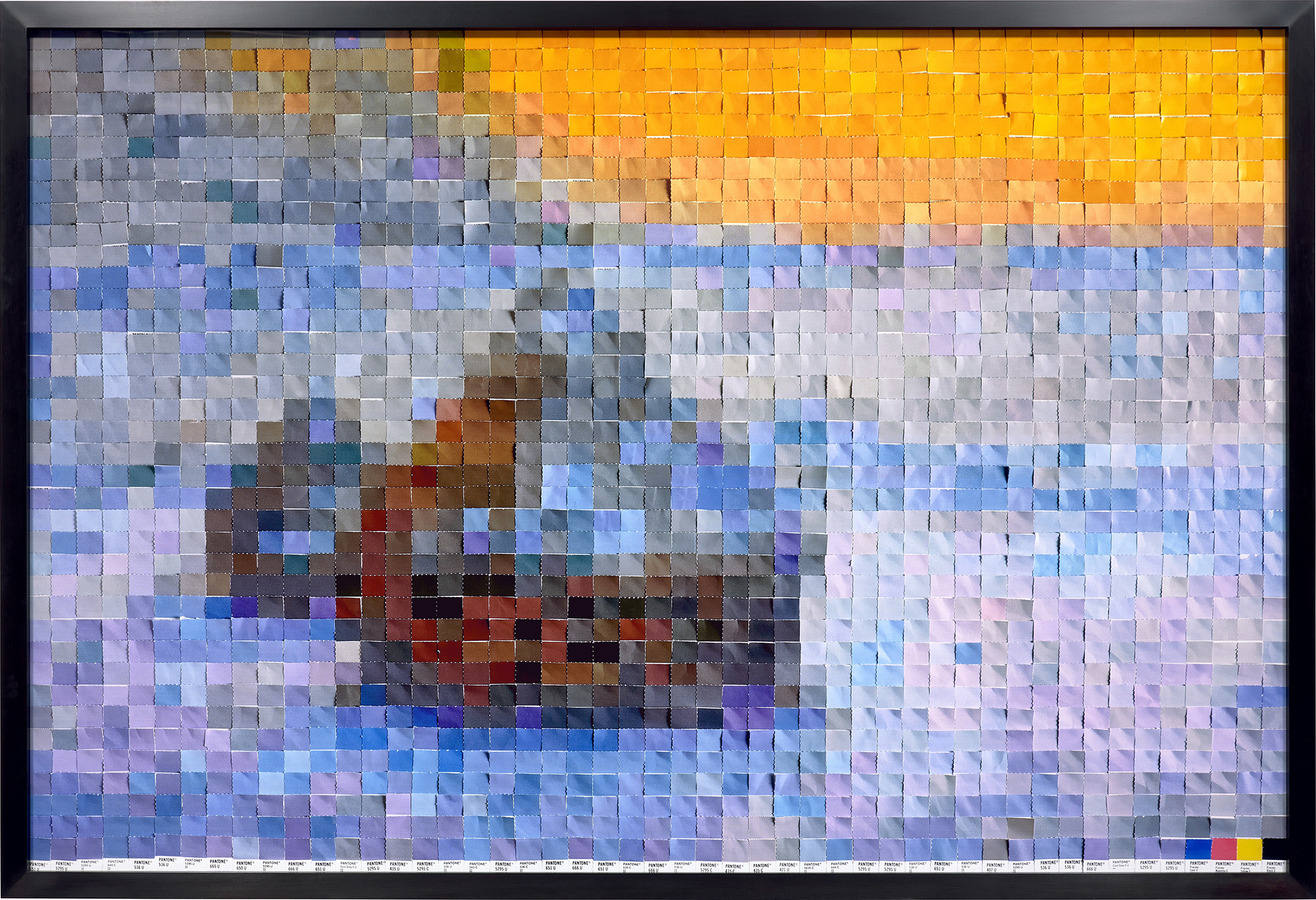 Vik Muniz — Haystacks #5 after Claude Monet from Pictures of Color