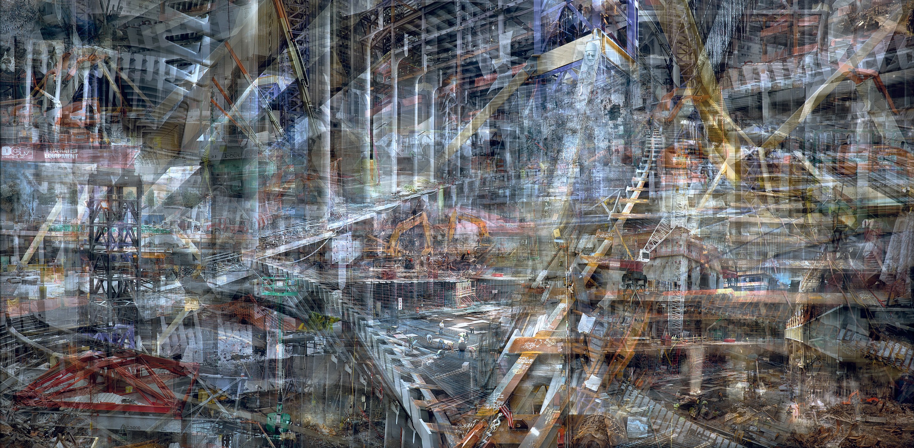 Concrete Abstract 7: World Trade Center Panorama