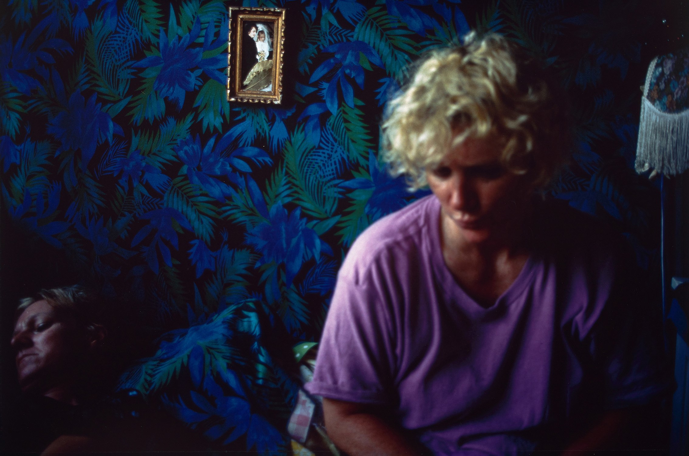 Nan Goldin — Sharon with Cookie on the Bed, Provincetown, MA
