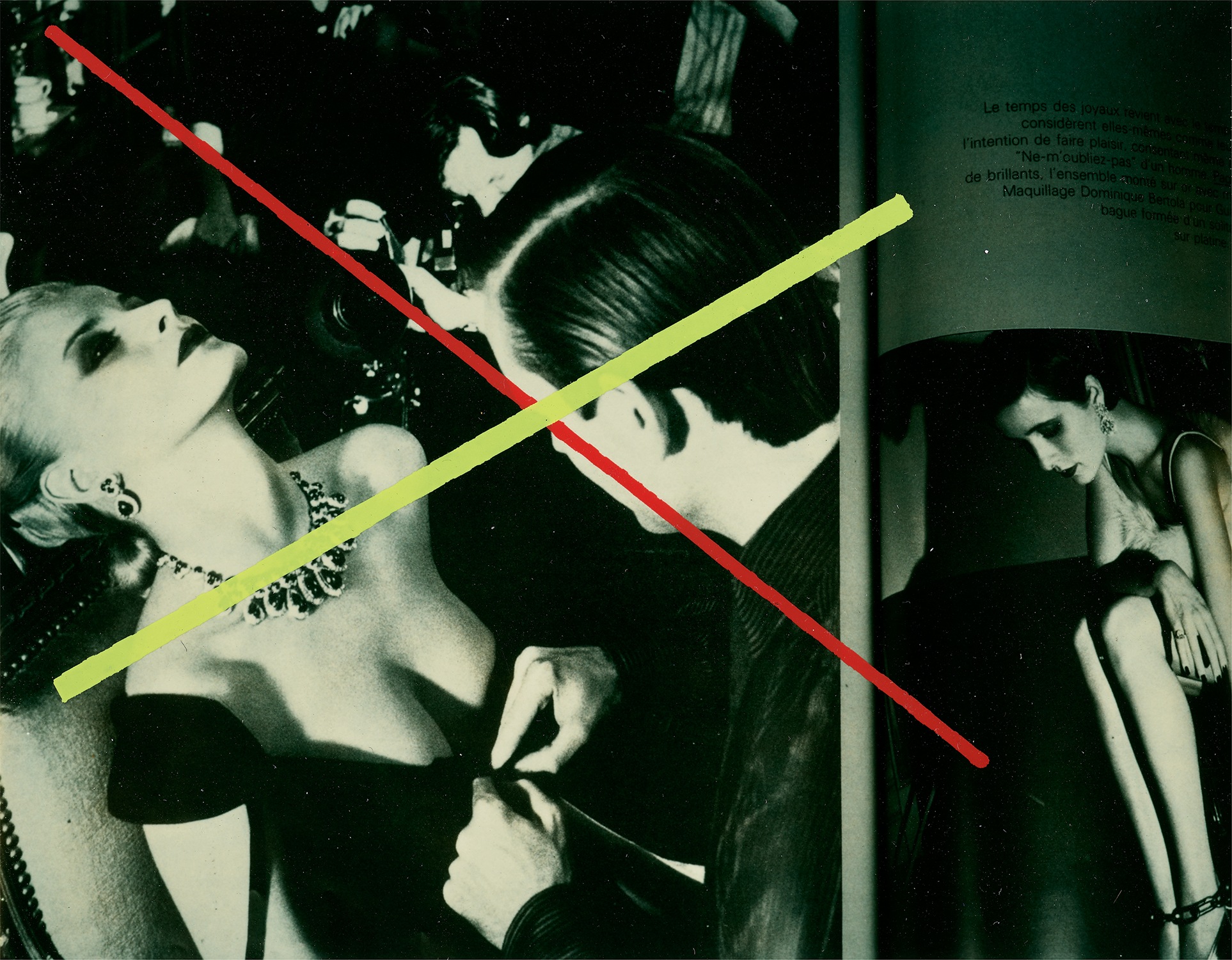 Richard Pettibone — Helmut Newton, Le temps des joyaux - French Vogue, Dec. 1979