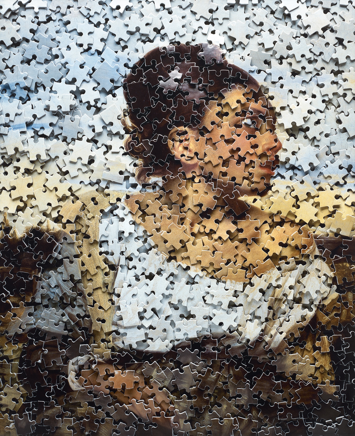 Orphan Girl at the Cemetery, after Delacroix from Gordian Puzzles