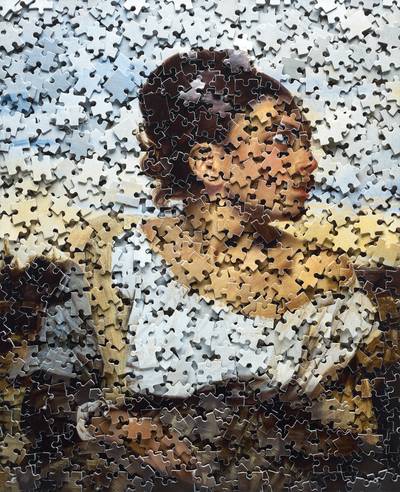 Orphan Girl at the Cemetery, after Delacroix from Gordian Puzzles