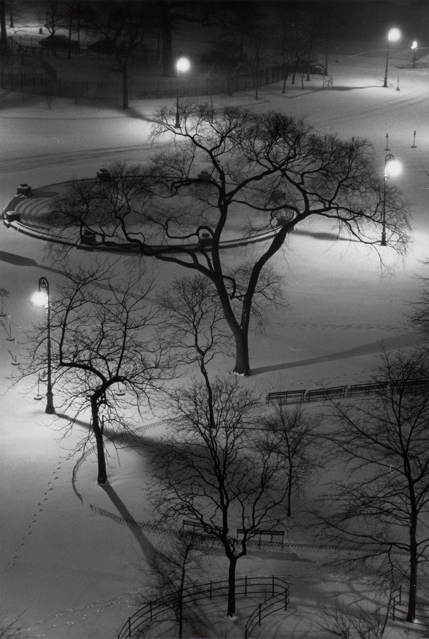 Washington Square at Night