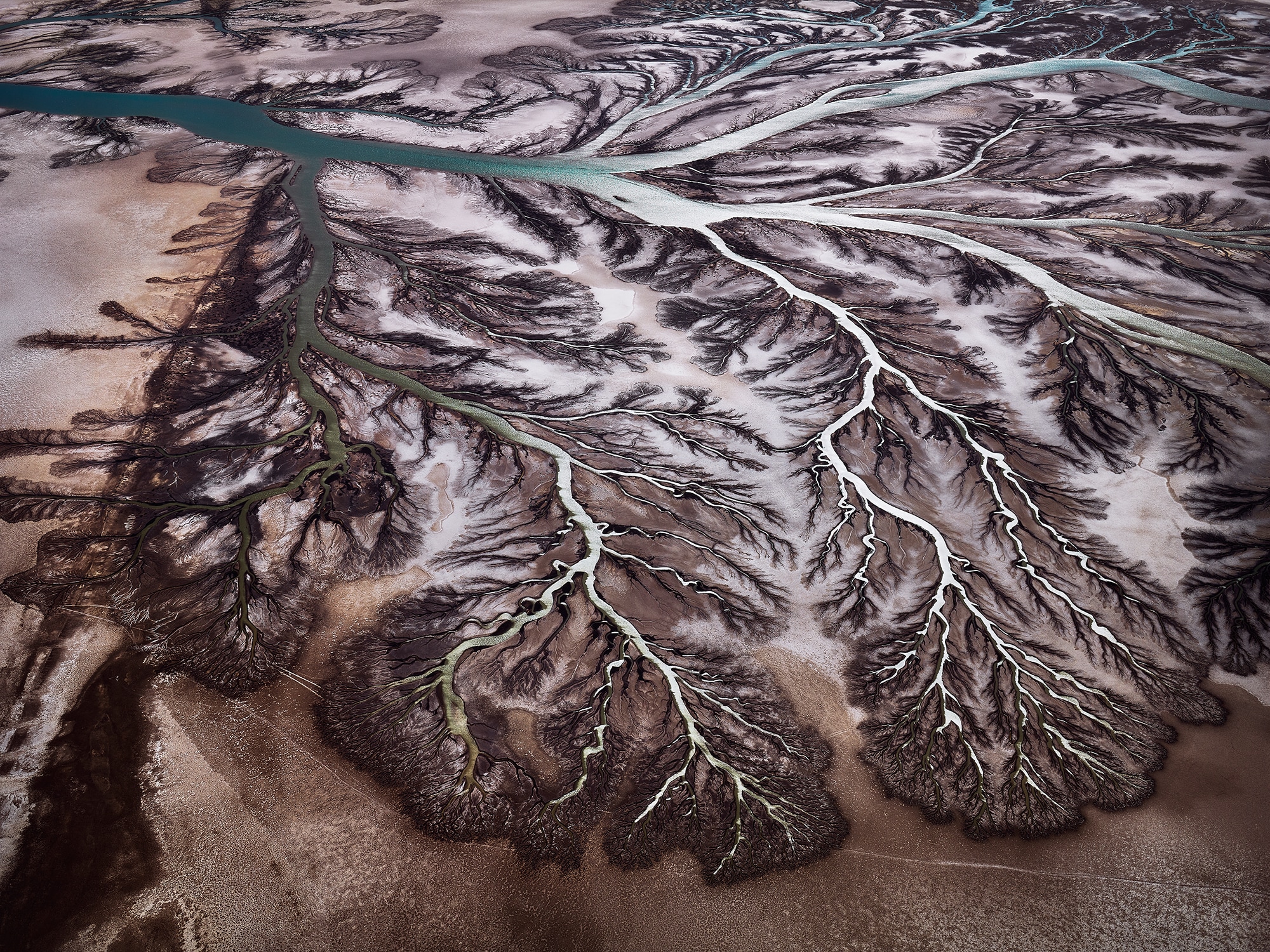 Edward Burtynsky — Colorado River Delta #1, Near San Felipe Baja, Mexico