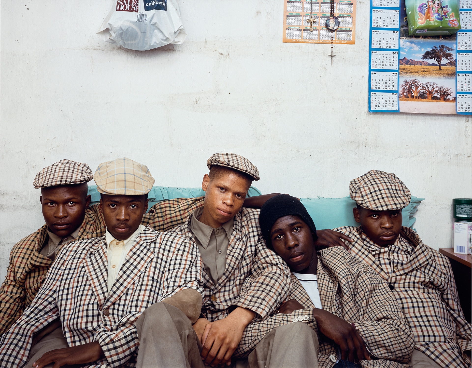 Pieter Hugo — Loyiso Mayga, Wandise Ngcama, Lunga White, Luyanda Mzantsi, Khungsile Mdolo after their initiation ceremony, Mthatha, South Africa