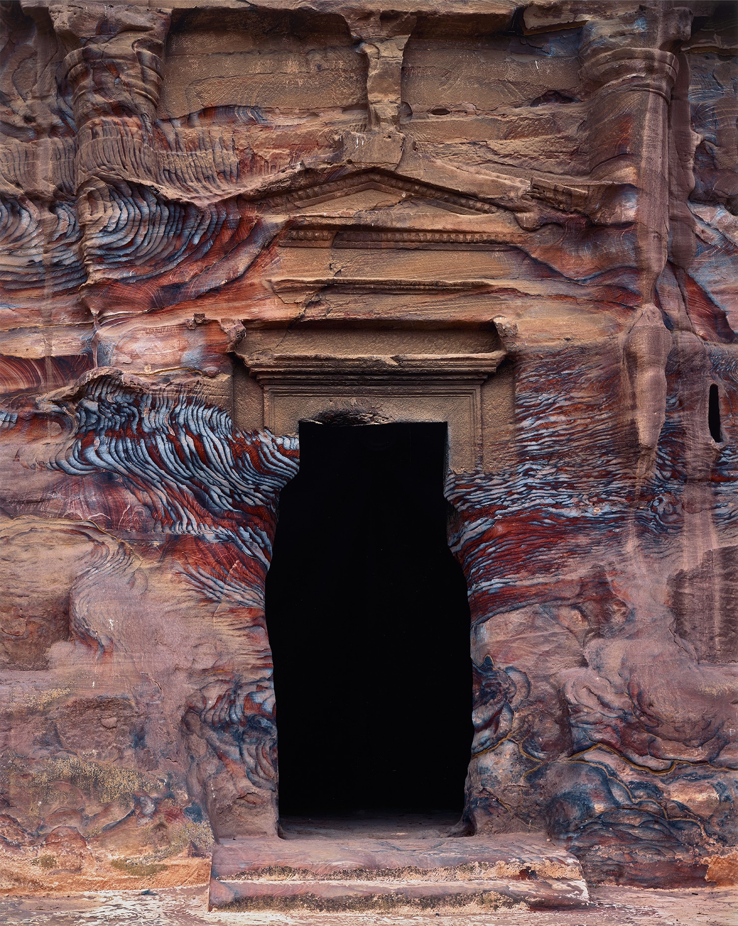 Robert Polidori — Door in Façade of Tomb el-Hubta, Necropolis Area Petra, Jordan