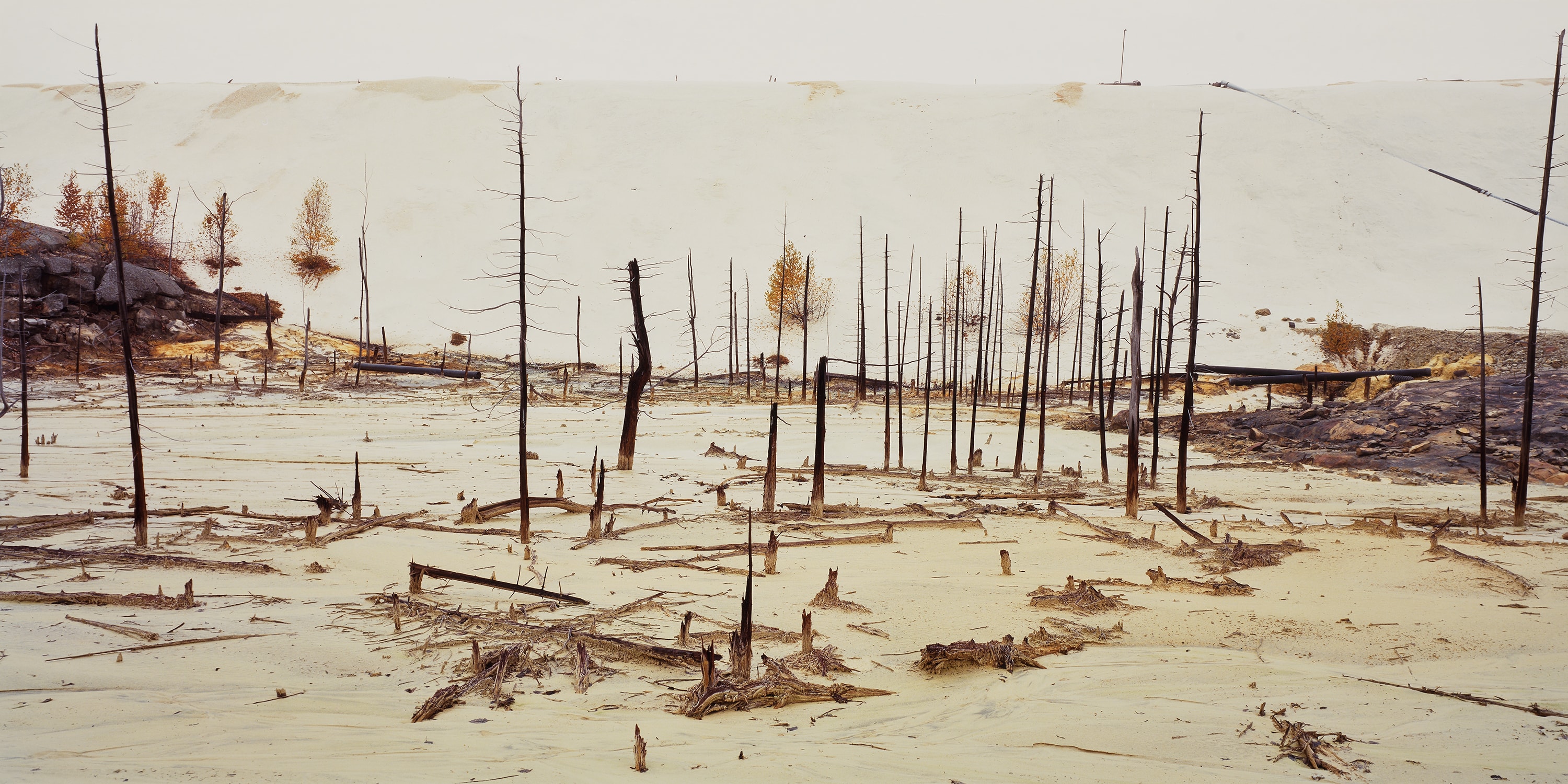 Edward Burtynsky — Uranium Tailings #12, Elliot Lake, Ontario