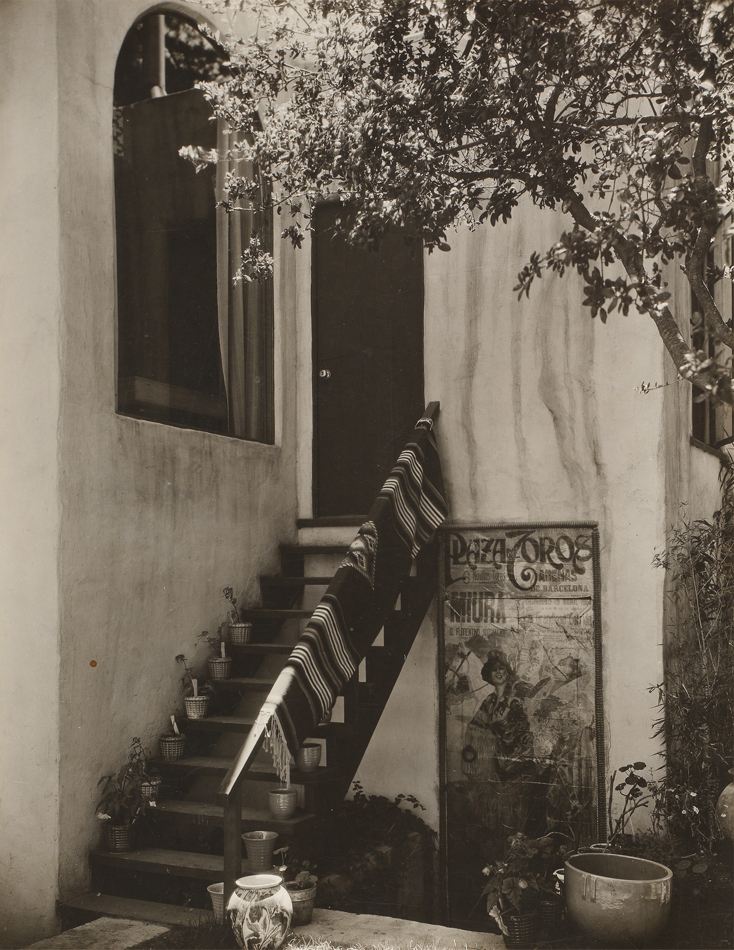 Edward Weston — Courtyard Staircase