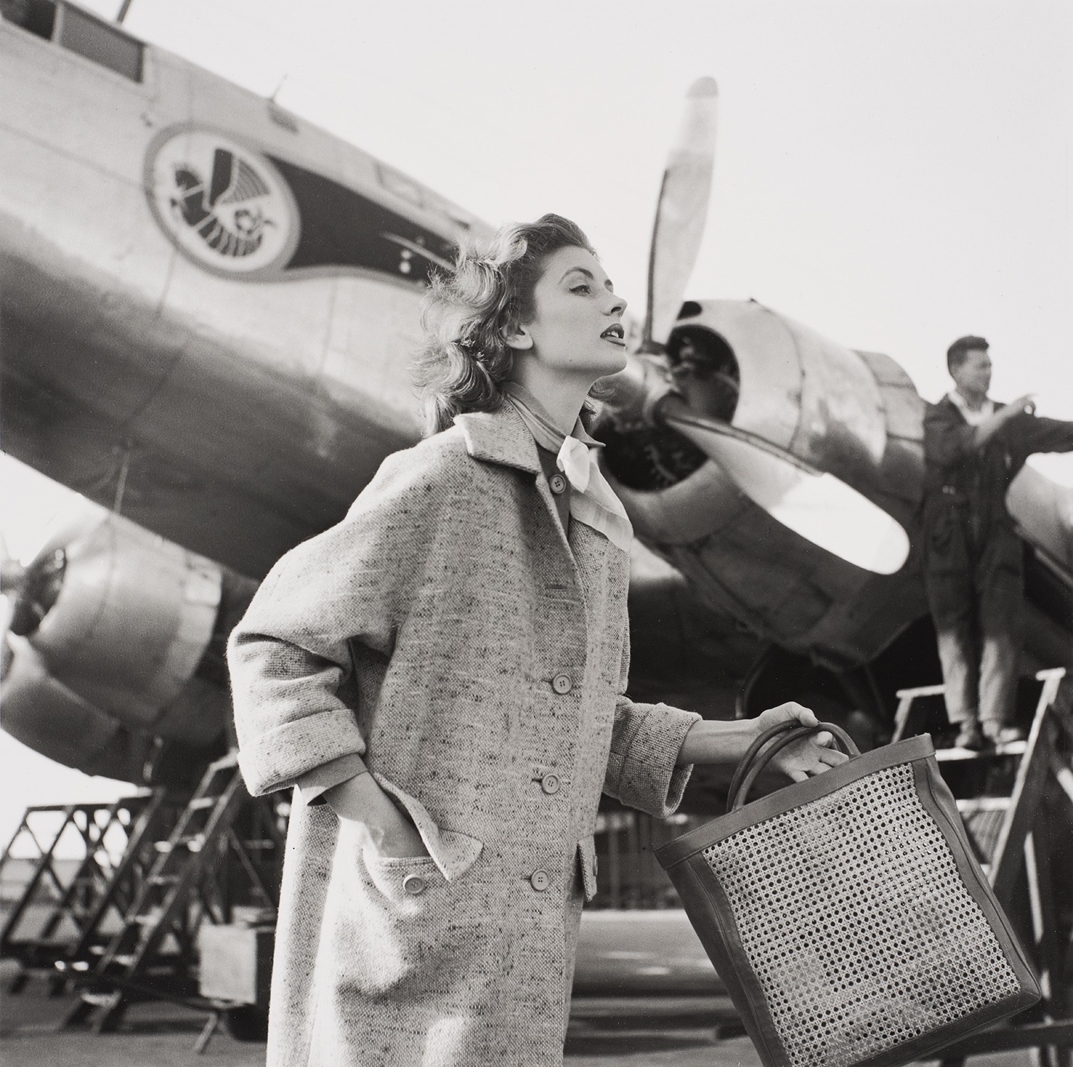 Georges Dambier — Suzy Parker, Casablanca Airport, Elle