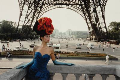 Red Hat and Eiffel Tower, Patrizia for Figaro Magazine, Paris