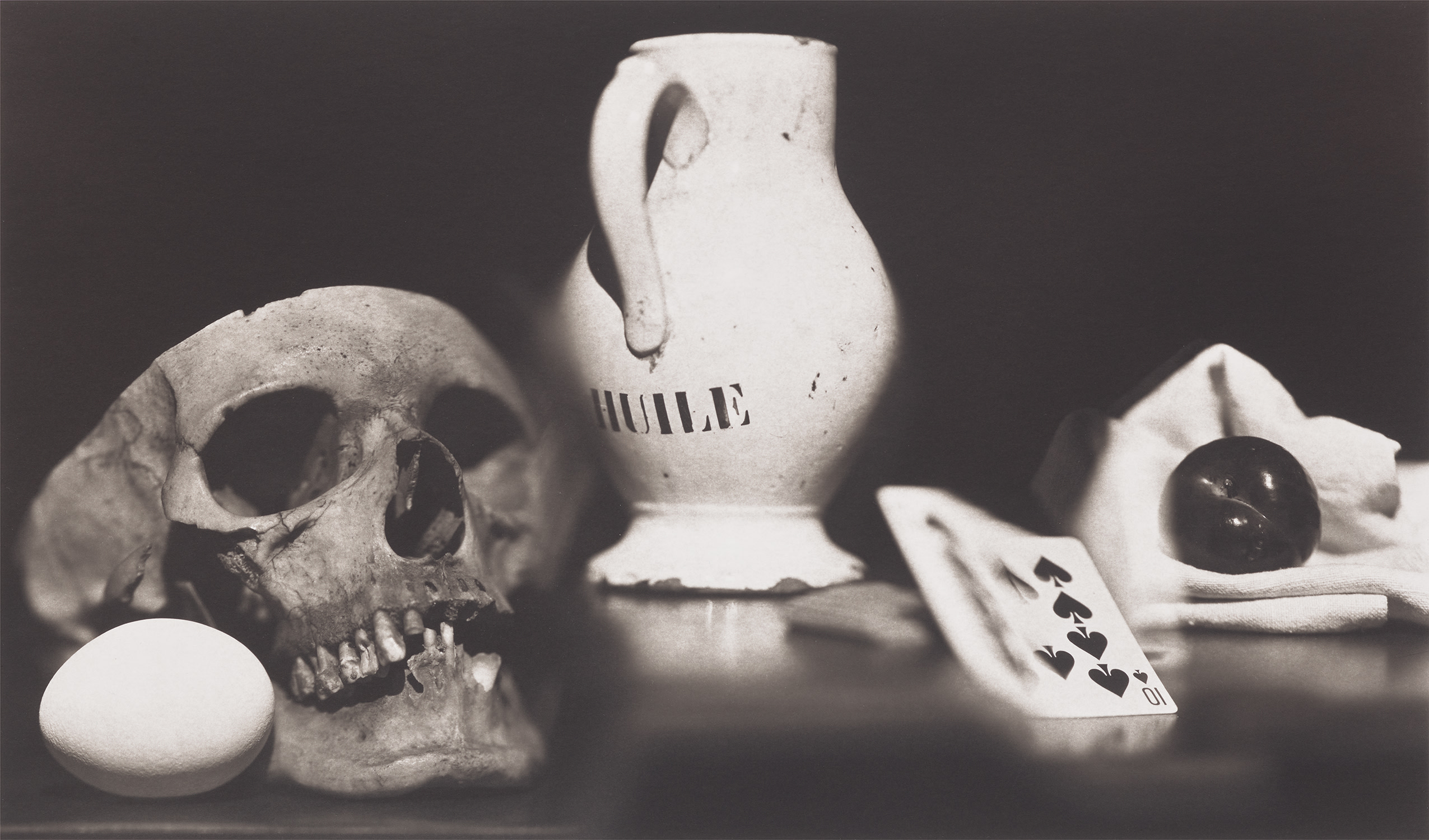 Irving Penn — Skull, Huile and Plum