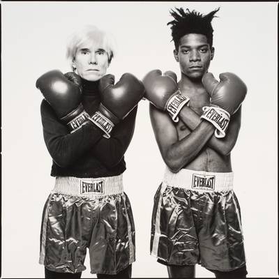 Andy Warhol + Jean-Michel Basquiat, New York City, July 10