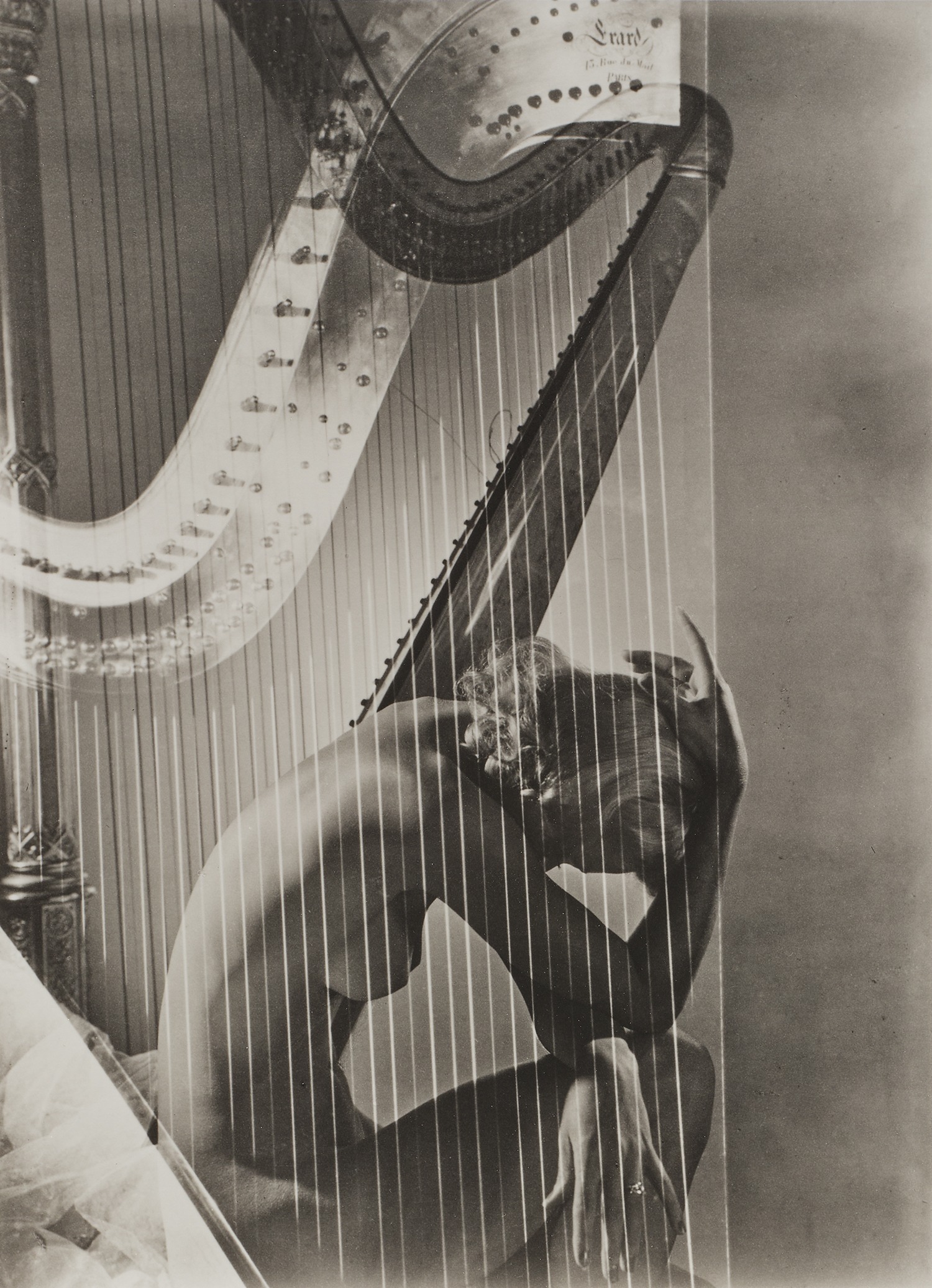 Horst P. Horst — Lisa with Harp, Paris