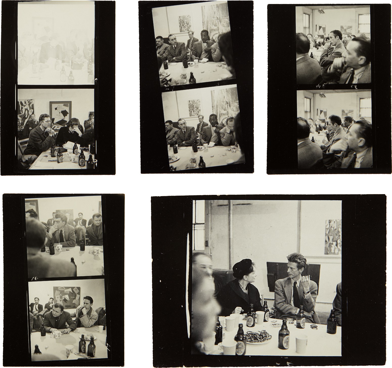 Aaron Siskind — Selected Images from Artists’ Sessions at 'Studio 35'