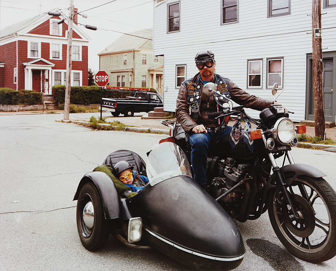 Motorcyclists, Portland, Maine, August