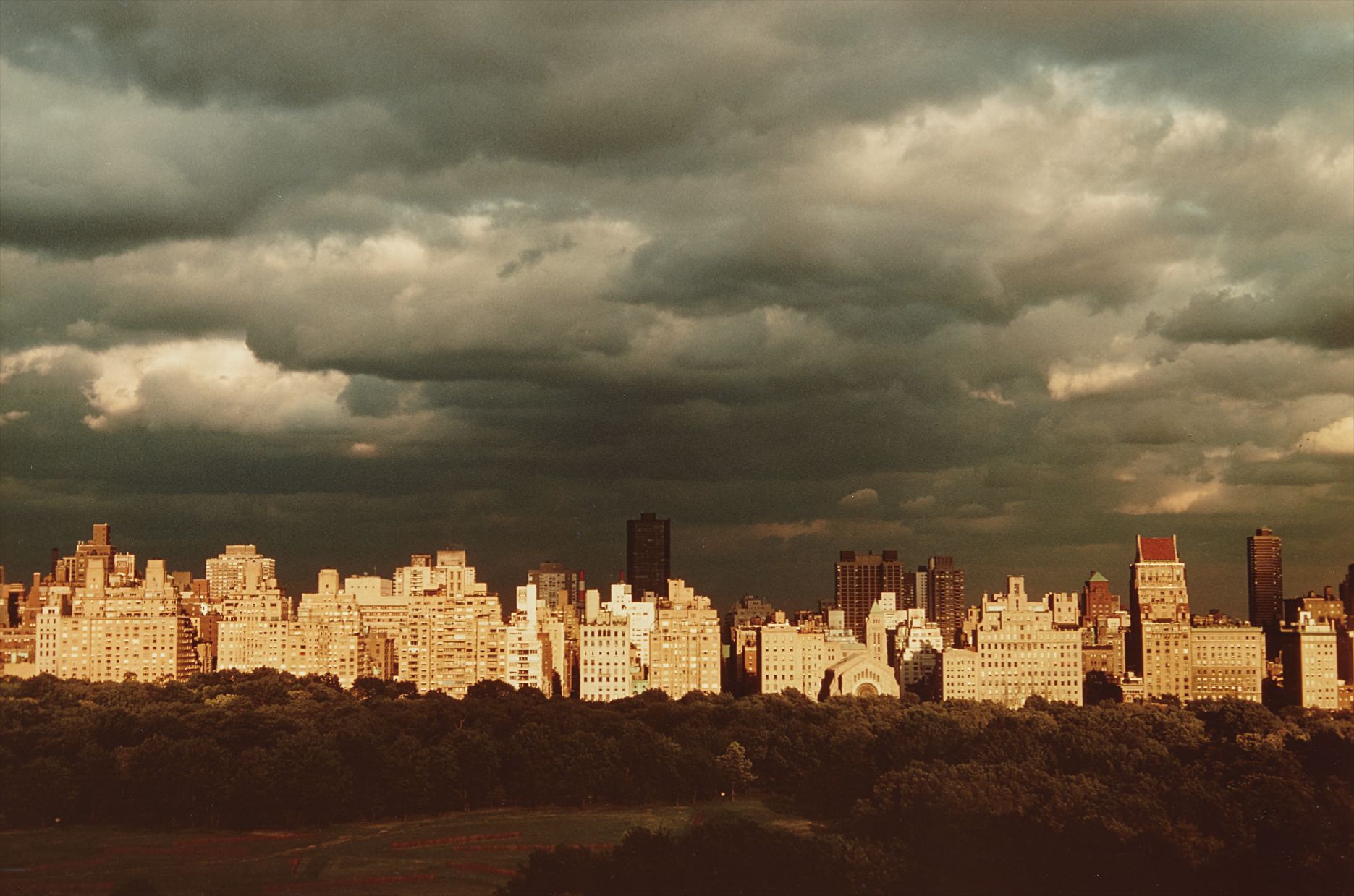 Ruth Orkin — Dark Clouds over 5th Ave., N.Y.C.