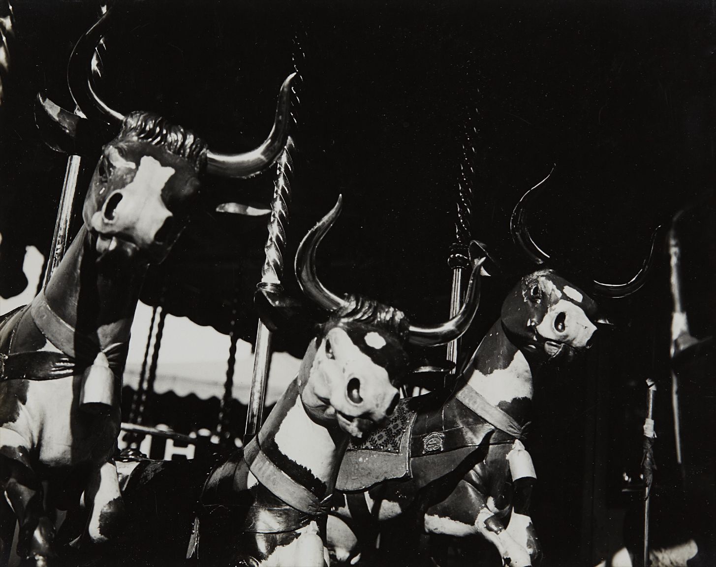 Lee Miller — Carousel Cows