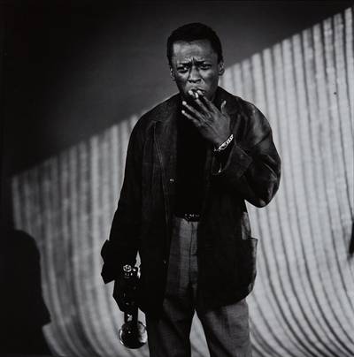 Miles Davis with Cigarette, Los Angeles