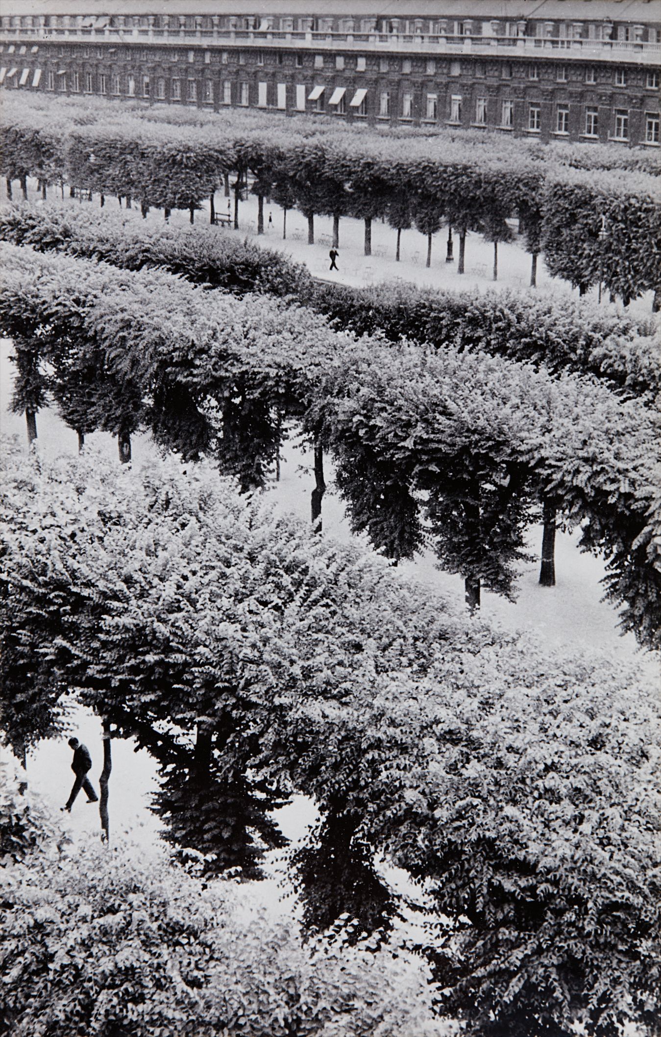 Henri Cartier-Bresson — Gardens of the Palais Royal, Paris, France