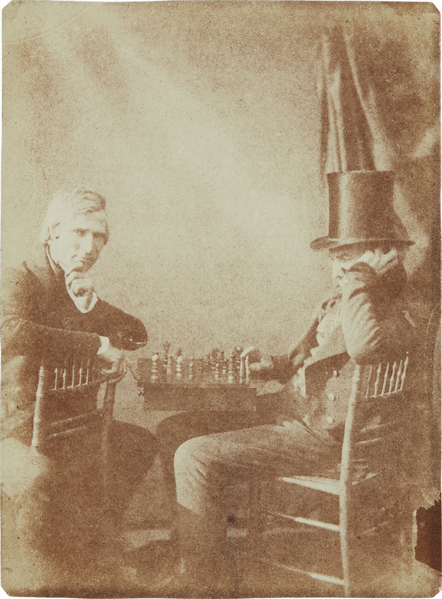 Likely Nicolaas Henneman or possibly Antoine Claudet — The Chess Players