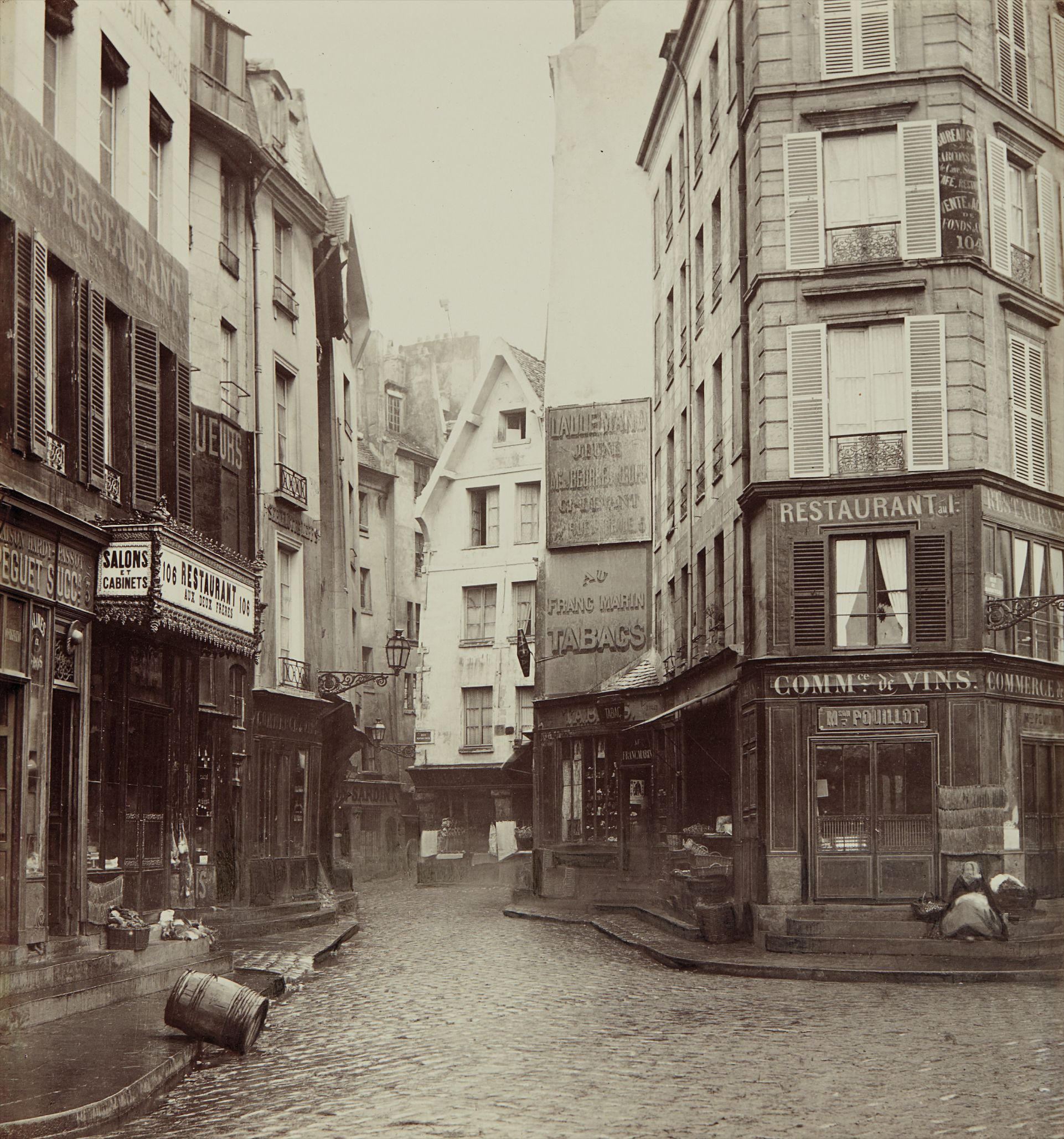 Rue Pirouette, vue prise de la rue Rambuteau, 1er arrondissement, Paris